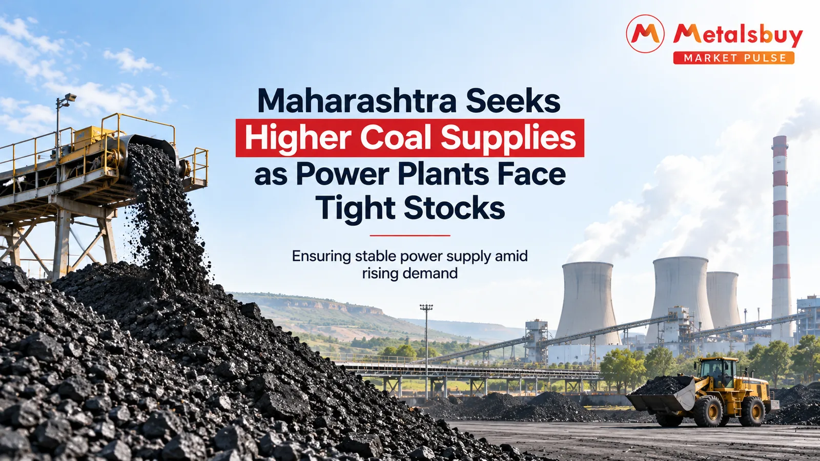 Maharashtra Seeks Higher Coal Supplies as Power Plants Face Tight Stocks