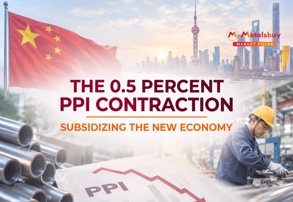 Chinese Steel Industry Producer Price Index Marginally Declines as Sector Pivots to High Value Manufacturing