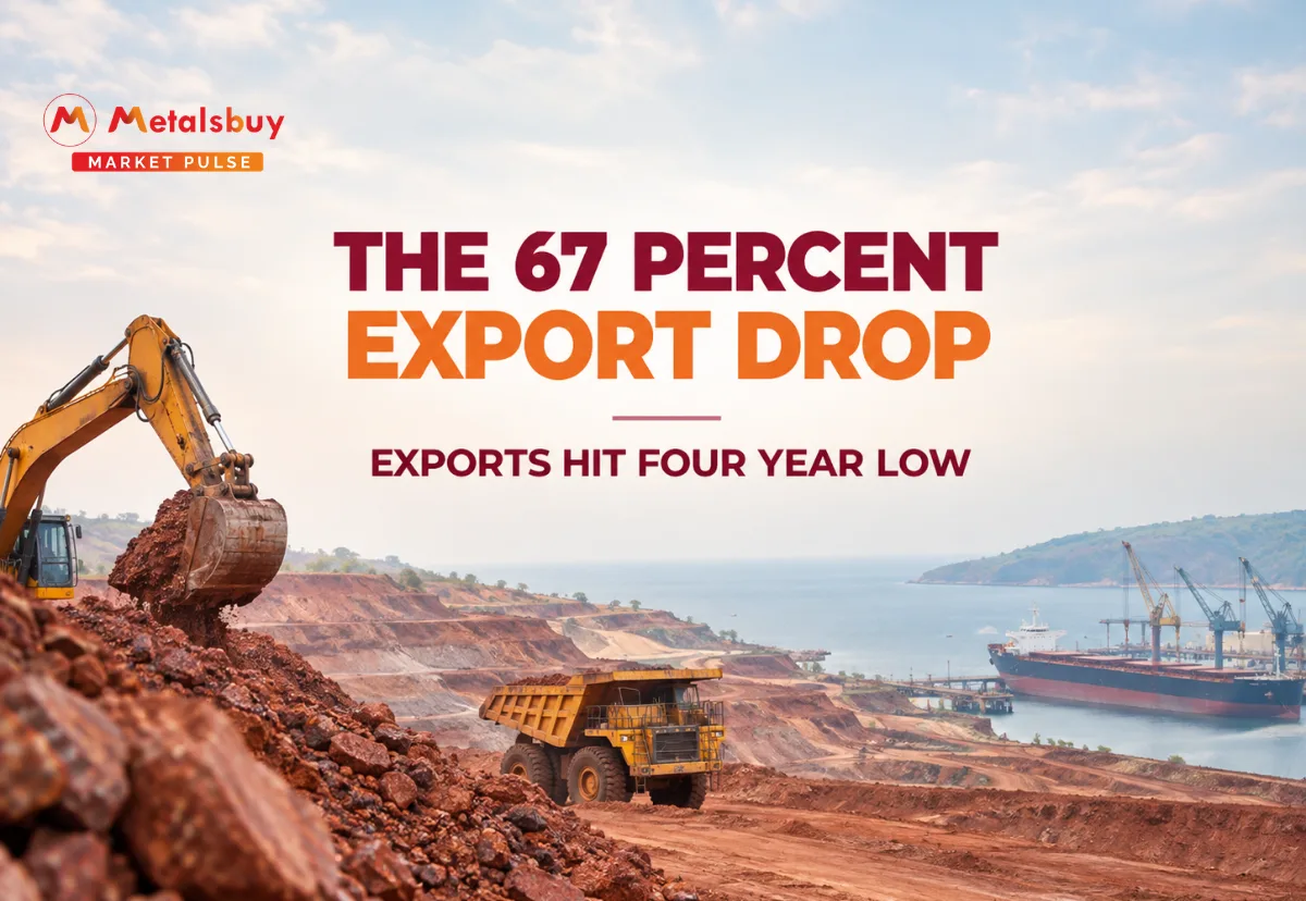 Indian Iron Ore Exports Hit Four Year Low in September as Miners Pivot to Surging Domestic Demand