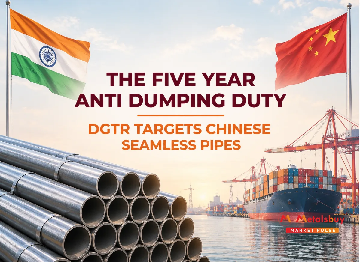 India Proposes Five Year Anti Dumping Duty on Chinese Seamless Pipes to Boost Domestic Manufacturing