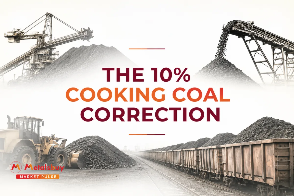Global Steelmakers Capitalize on 10% Australian Seaborne Coal Correction as Chinese Domestic Spot Markets Maintain $296 Stability
