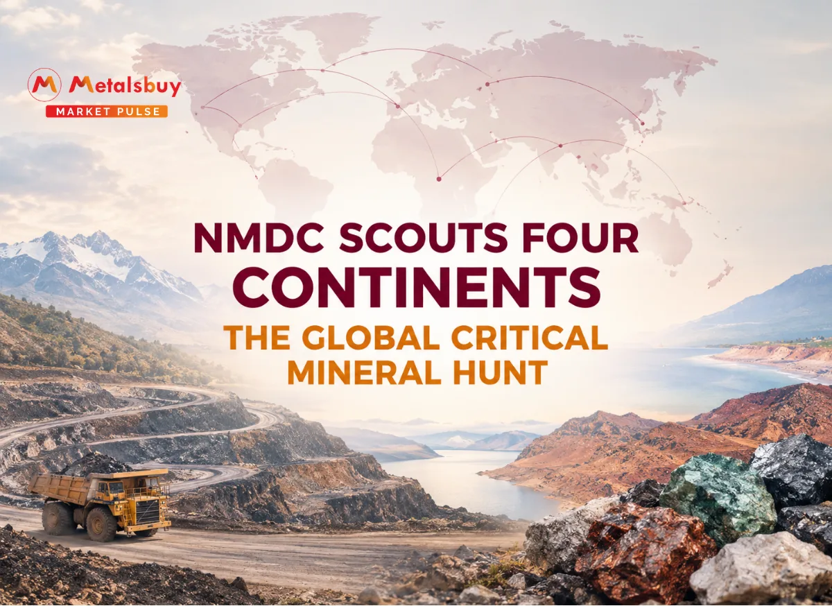 Indian State Miner NMDC Scouts for Strategic Assets Across Four Continents to Drive Global Diversification