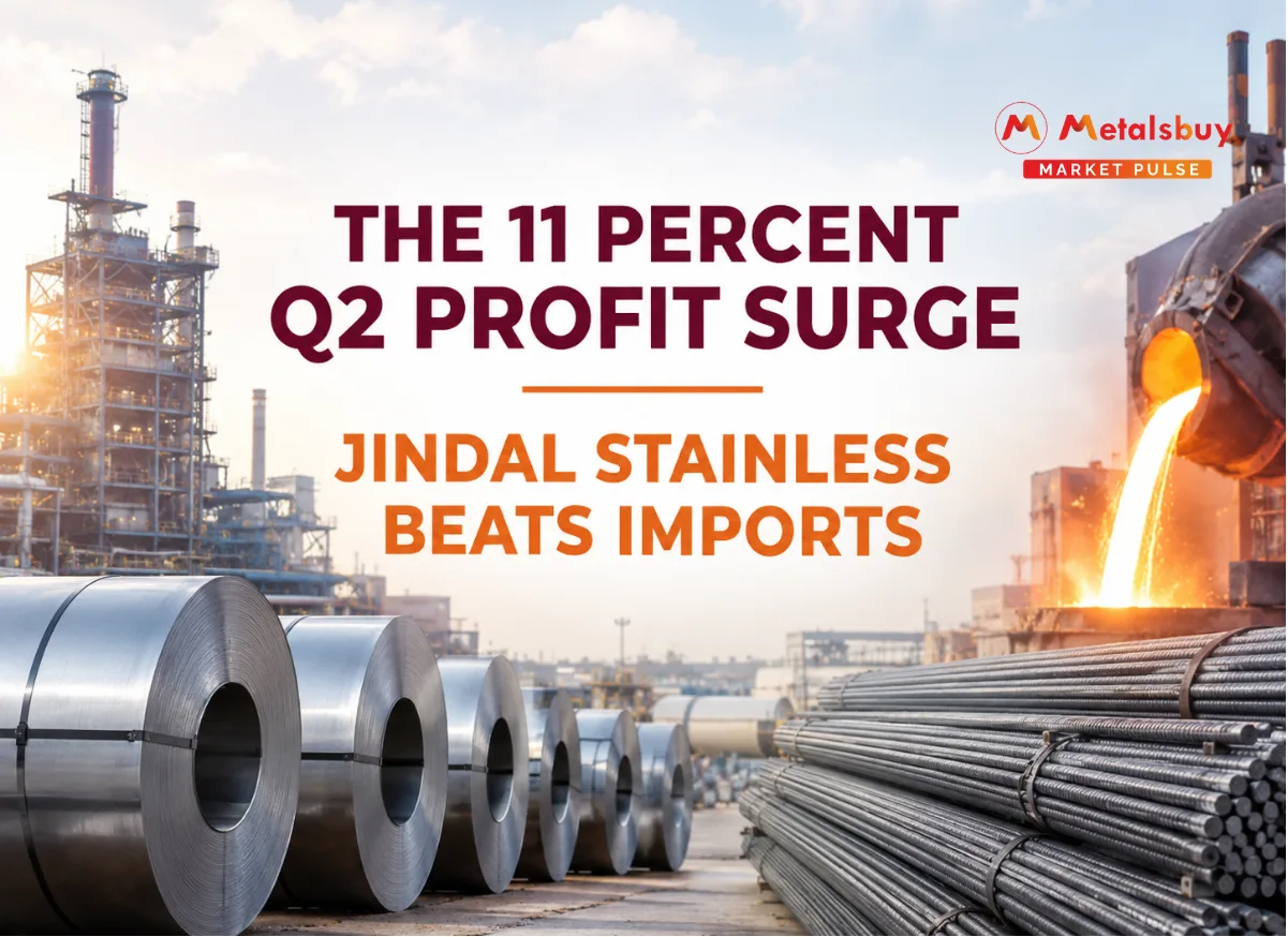 Jindal Stainless Posts Solid 11 Percent Net Profit Growth in Second Quarter Amid Strong Domestic Demand