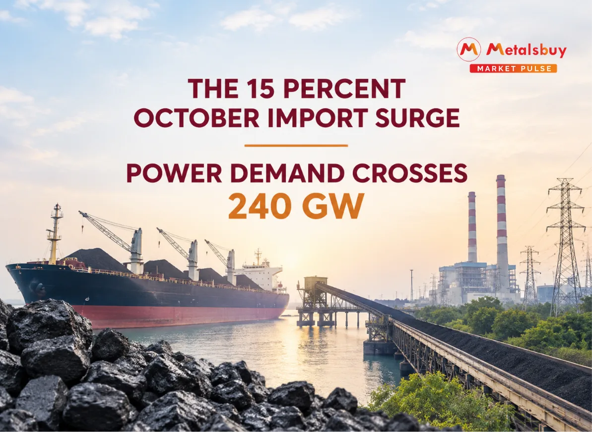 Indian Thermal Coal Imports Set for Strong October Rebound to Support Festive Manufacturing Boom