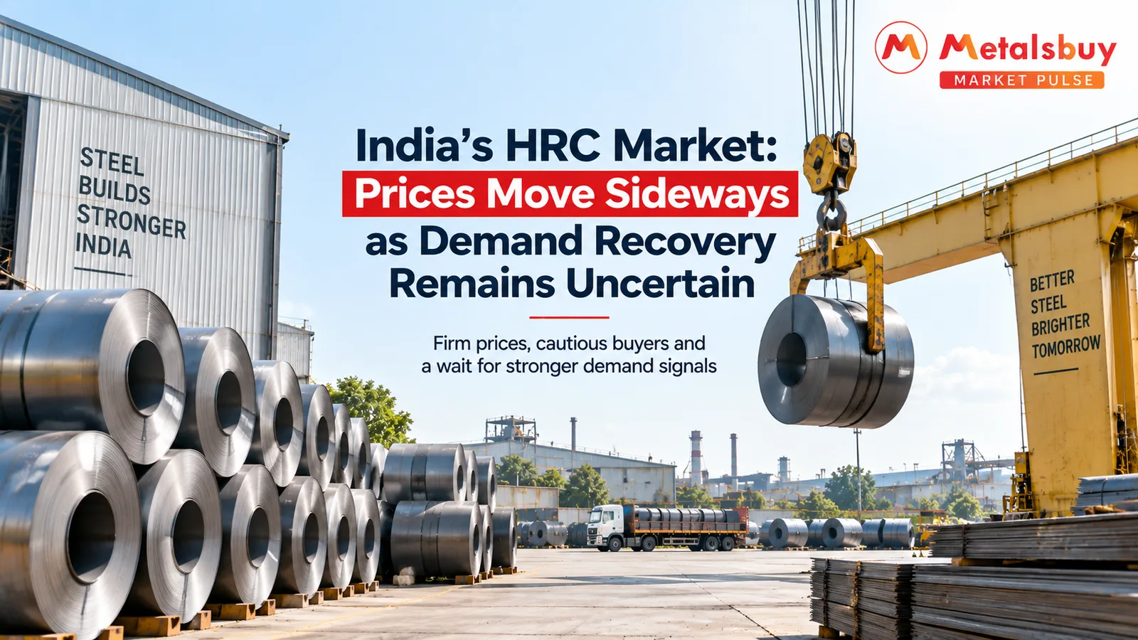 India’s HRC Market: Prices Move Sideways as Demand Recovery Remains Uncertain