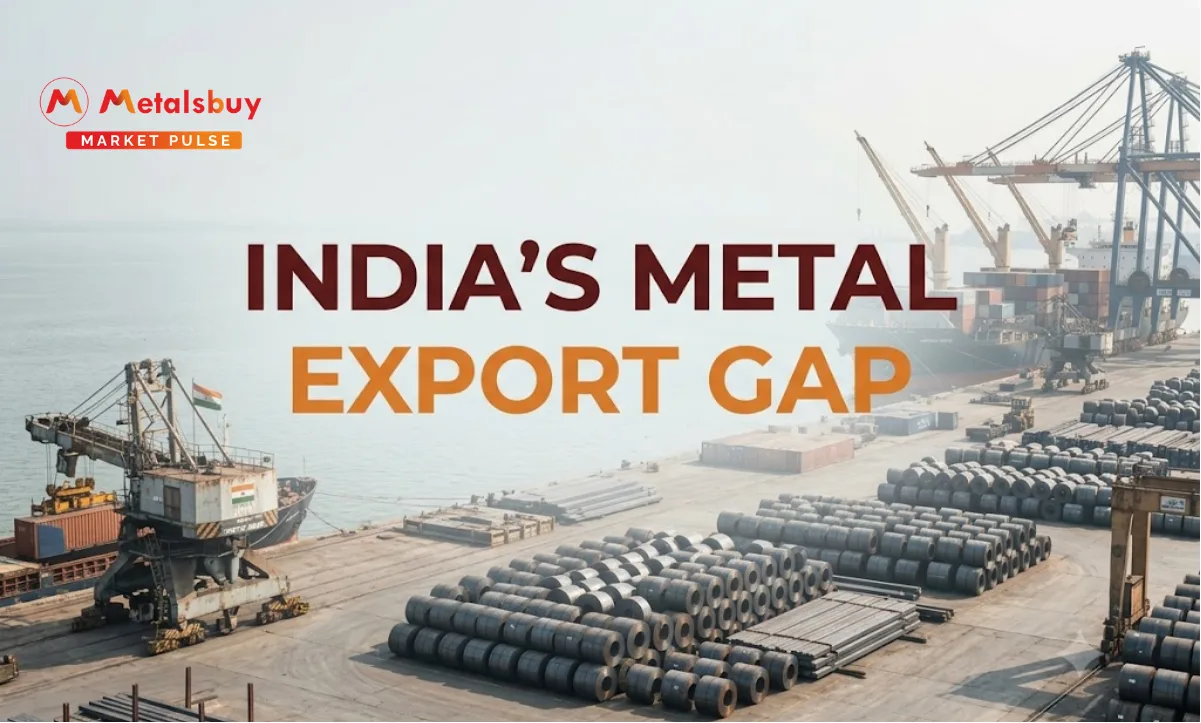 India Needs Strategic Shift as Metal and Ore Exports Capture Only Small Share of Global Demand