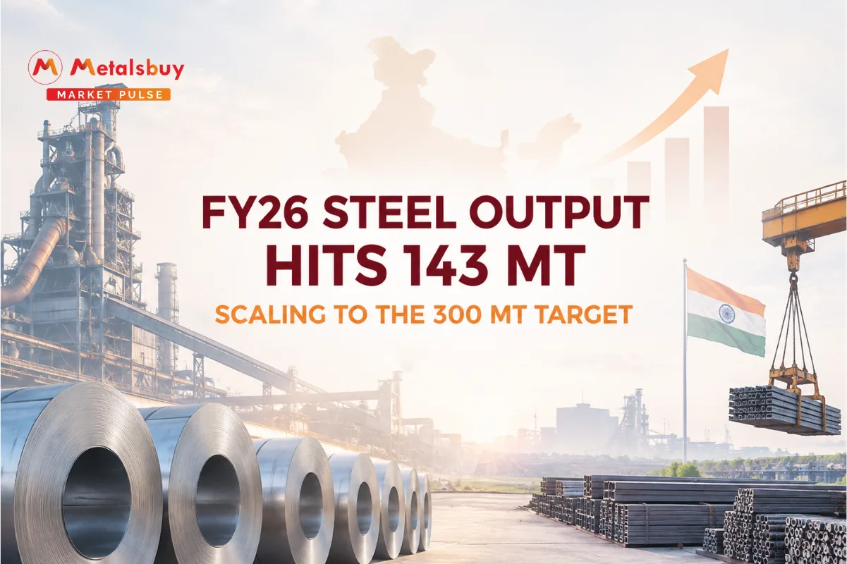 Indian Steel Industry Posts Record FY26 Growth as Robust Domestic Demand Outpaces Emerging Challenges