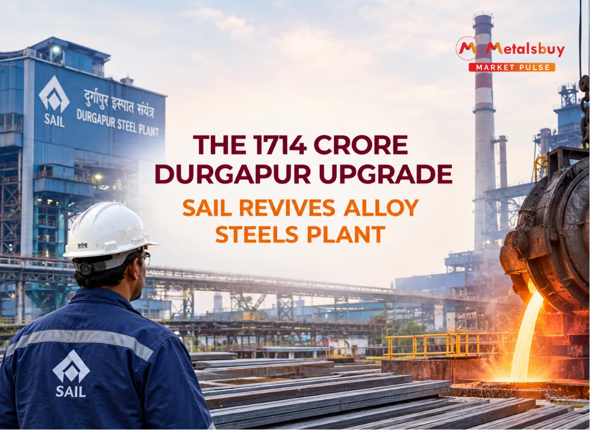 SAIL Approves Rs 1714 Crore Modernization Plan to Revive Durgapur Alloy Steels Plant