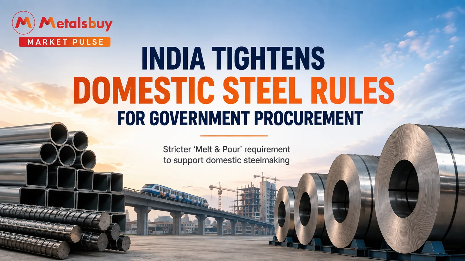 India Tightens Domestic Steel Rules for Government Procurement