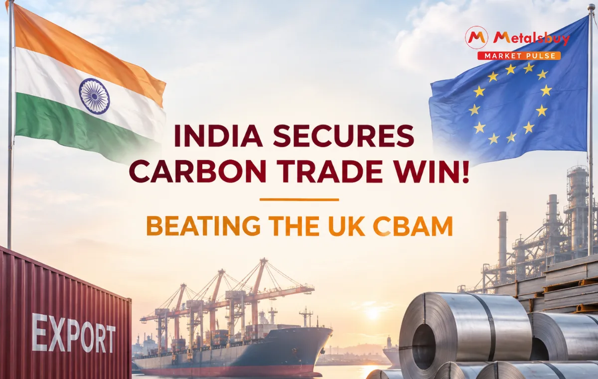 UK Recognition of Indian Carbon Credit Scheme Promises Relief for Steel Exporters