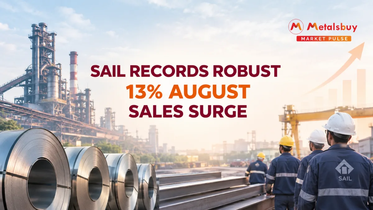 Steel Authority of India Posts Strong August Numbers as Sales Outpace Production Growth