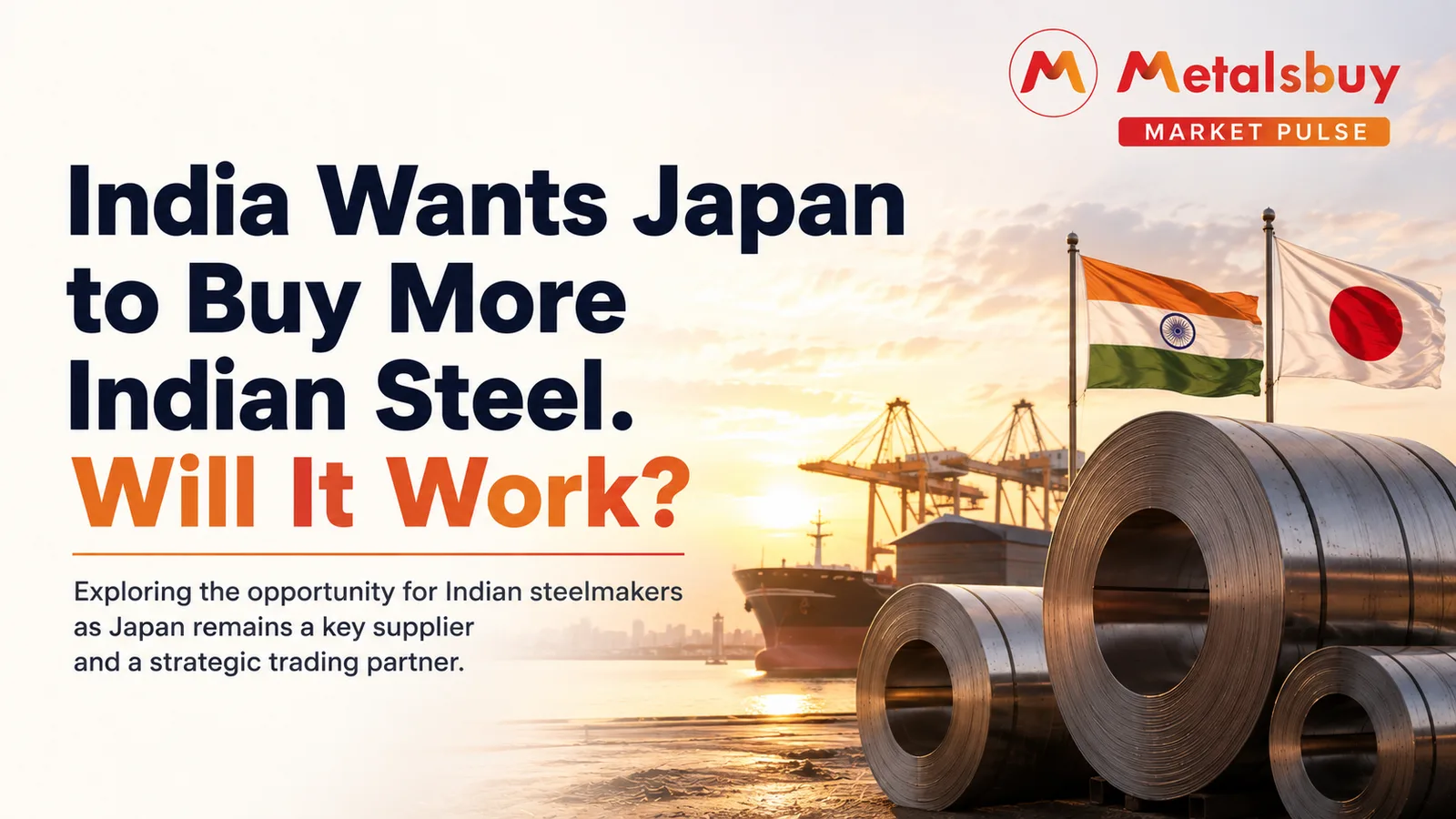 India Wants Japan to Buy More Indian Steel. Will It Work?