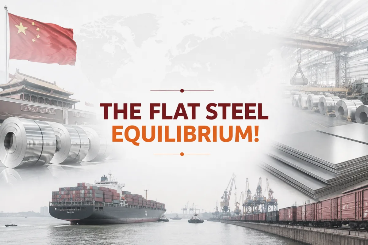 Chinese Flat Steel Exports Moderate by 9.9% to 38.26 Million Tonnes, Providing Crucial Valuation Support for Global Markets