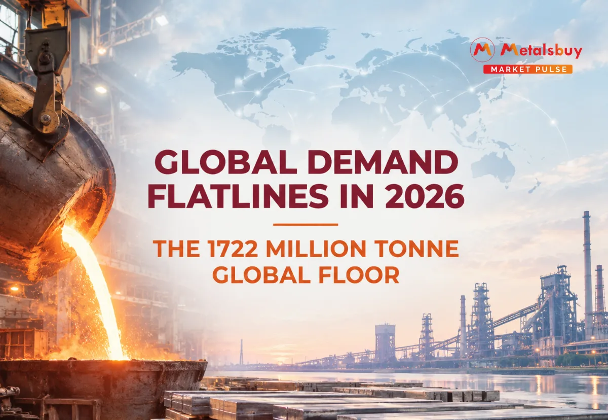 Global Steel Demand Projects Flat Growth in 2026 as Emerging Markets Offset Chinese Slowdown