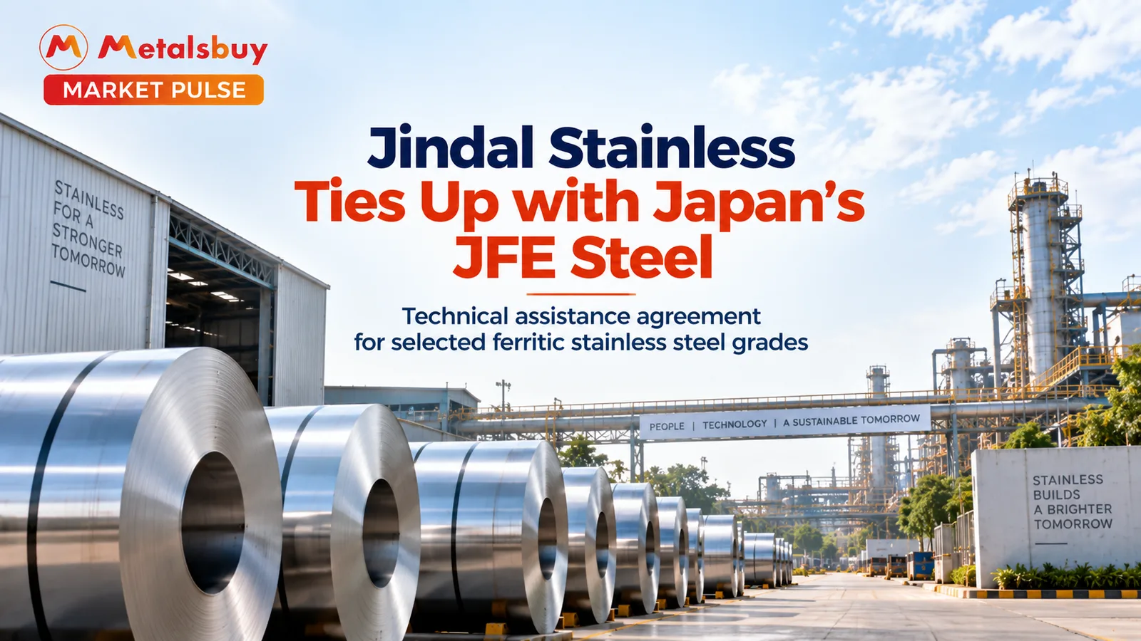 Jindal Stainless Ties Up with Japan’s JFE Steel for Ferritic Grades