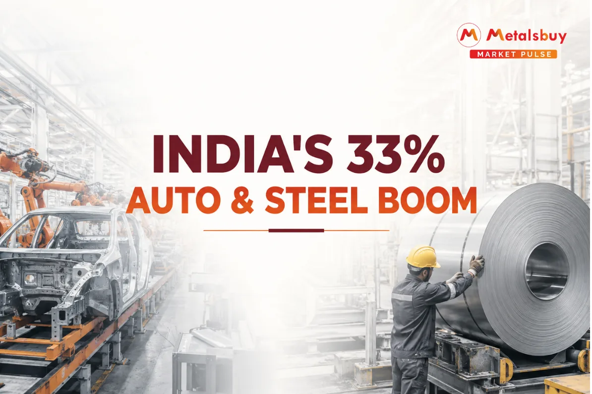 India’s Auto Sector Records Historic 33% July Surge to 4.7 Lakh Units, Triggering Massive Demand for Flat and High-Strength Steel
