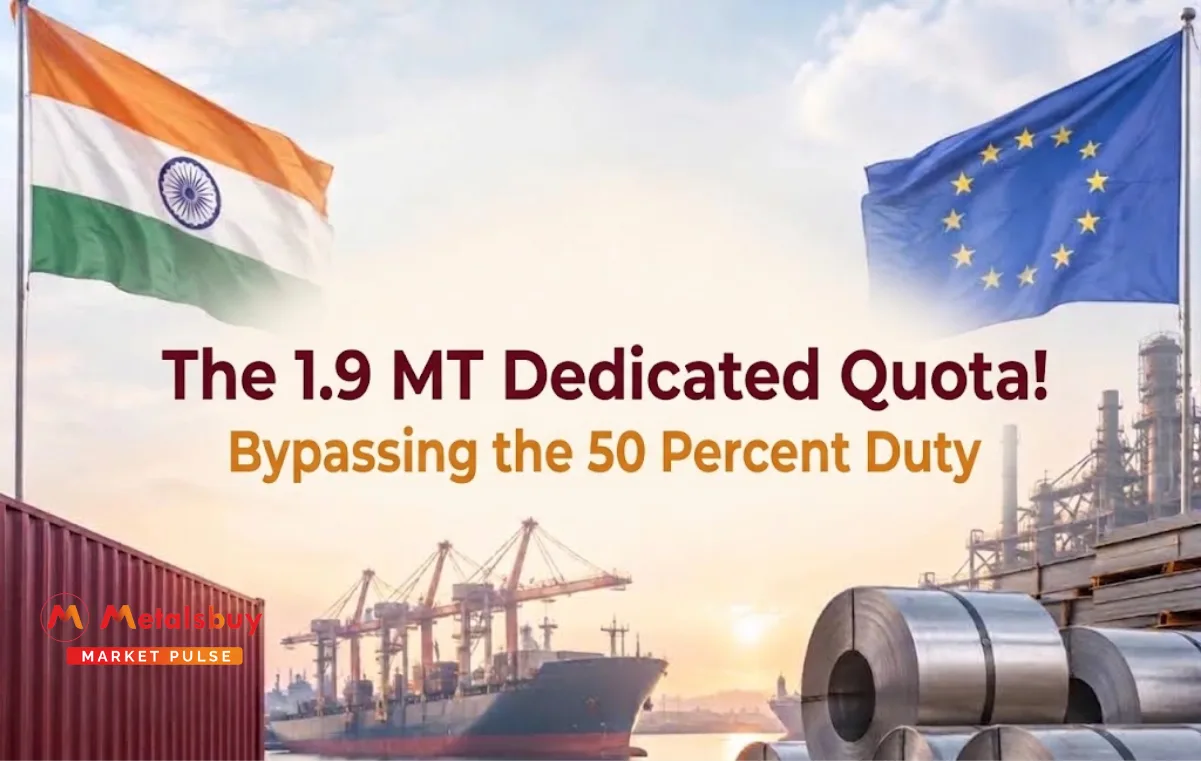 India Secures Crucial 2.8 Million Tonne Steel Quota to Protect European Export Margins