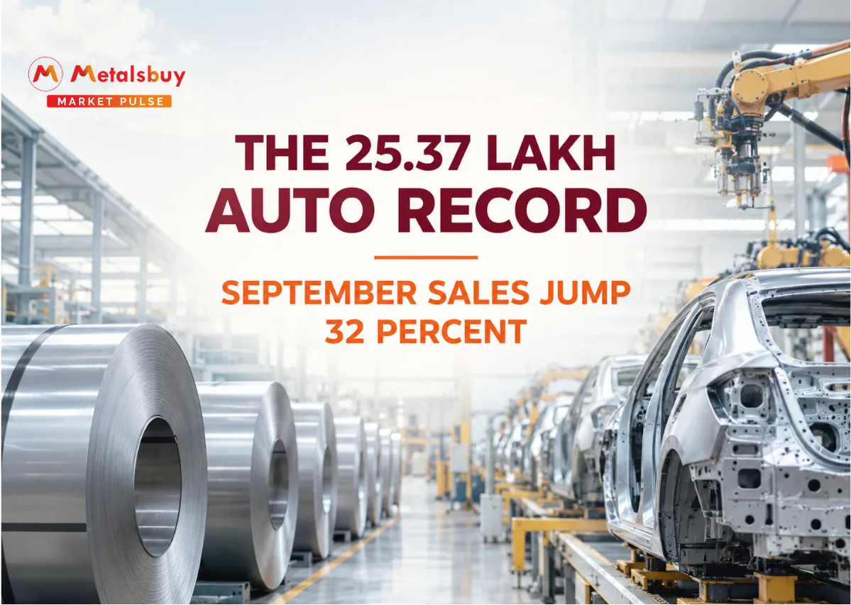 Indian Automobile Retail Sales Hit Record 25.37 Lakh Units in September Driven by Strong Festive Demand