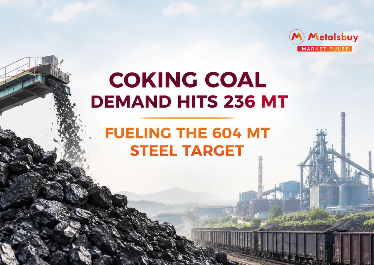 India Draft National Steel Policy Projects Massive Surge in Coking Coal Demand by 2047