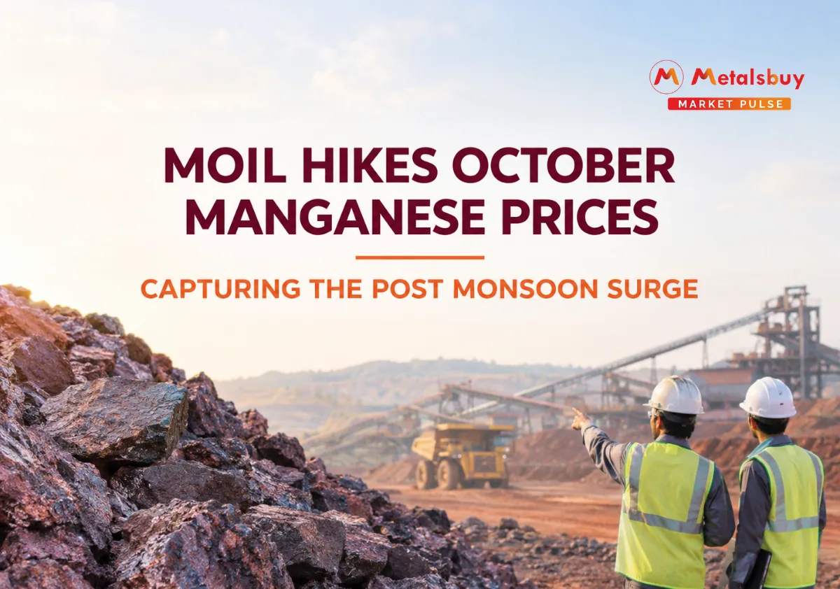 State Miner MOIL Hikes Manganese Ore Prices By Five Percent For October To Match Surging Steel Demand