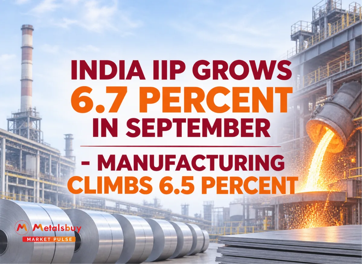 Indian Industrial Production Climbs Nearly Seven Percent in September Driven by Robust Manufacturing and Mining Activity