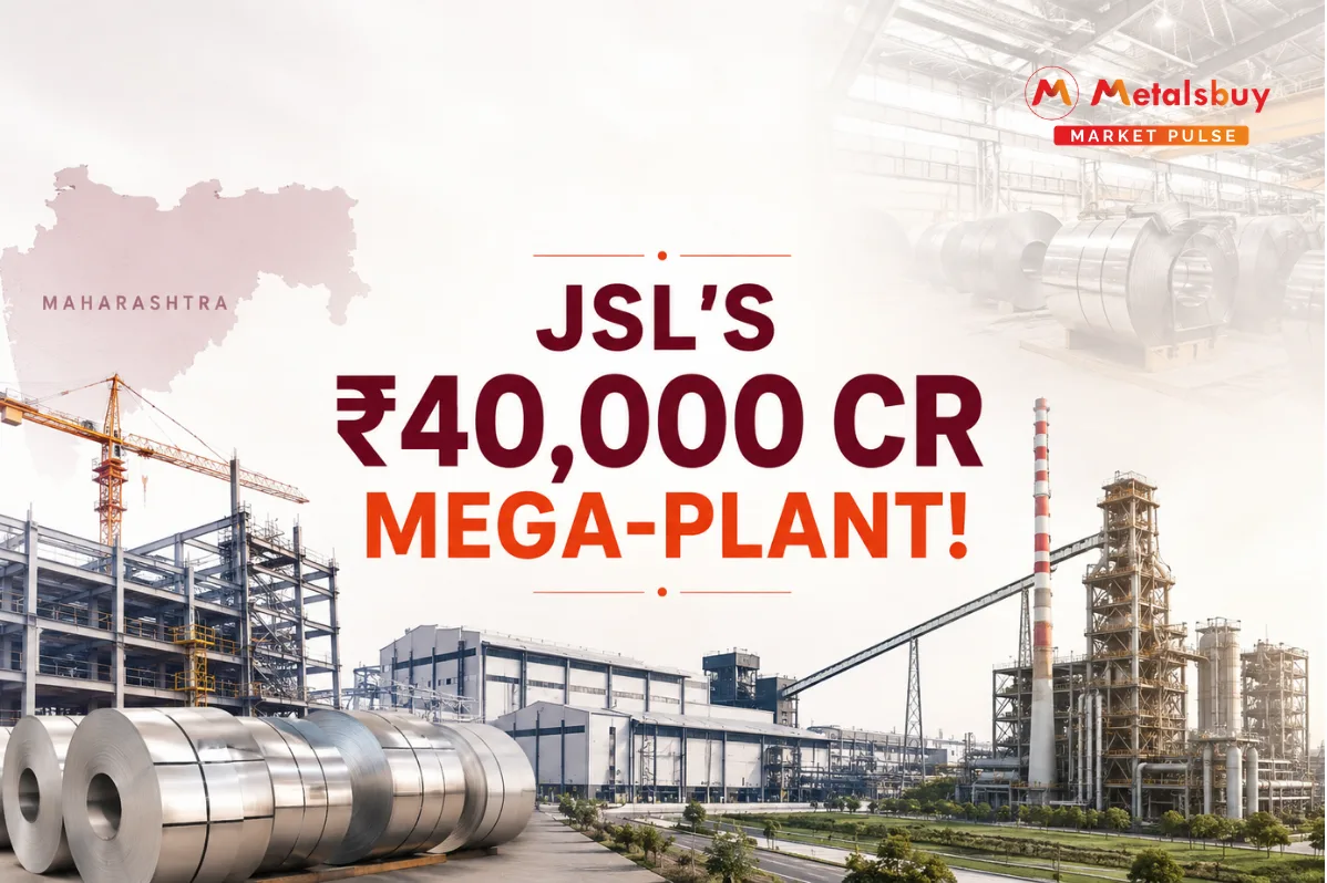 Jindal Stainless Fast-Tracks Maharashtra Site Selection for ₹40,000 Crore Mega-Plant to Double Domestic Capacity