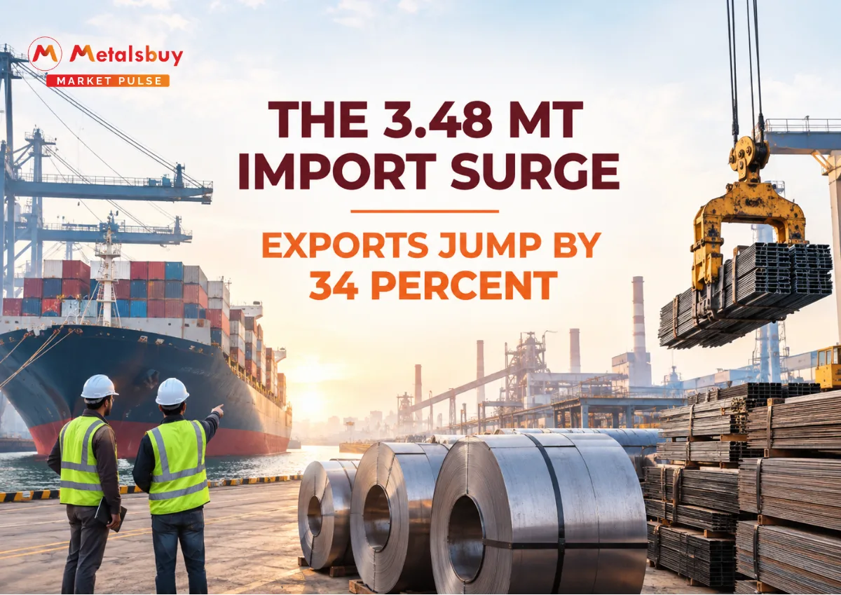 India Retains Net Importer Status for Finished Steel Amid Surging Domestic Infrastructure Demand
