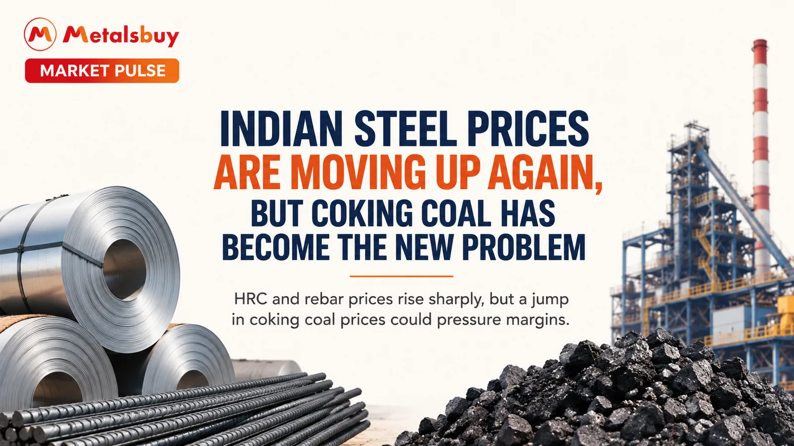 Indian Steel Prices Are Moving Up Again, but Coking Coal Has Become the New Problem