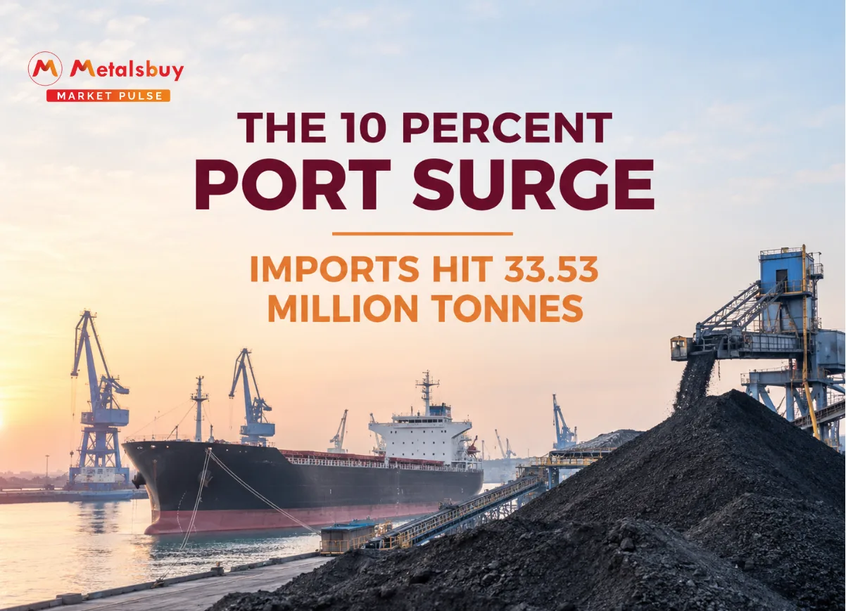 Indian Ports Report 10 Percent Surge in Coking Coal Traffic to Fuel Massive Domestic Steel Expansion