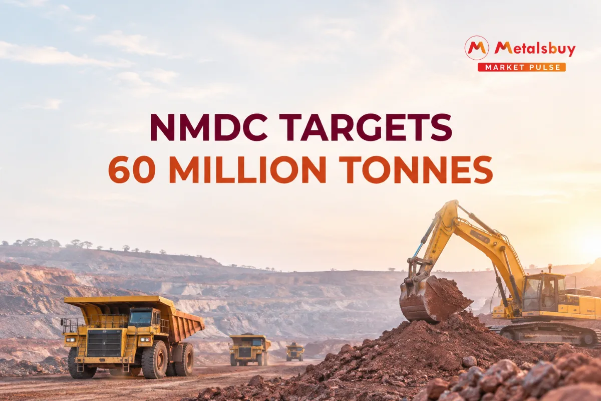 NMDC Sets Ambitious 60 Million Tonne Iron Ore Production Target for FY27 to Power Indian Steel Industry