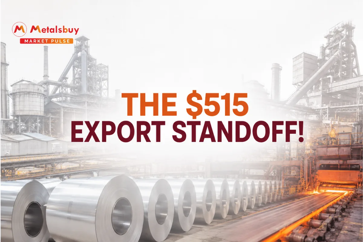 Indian Steelmakers Defend $515 Export Floor as Robust Domestic Infrastructure Demand Anchors August Price Stability