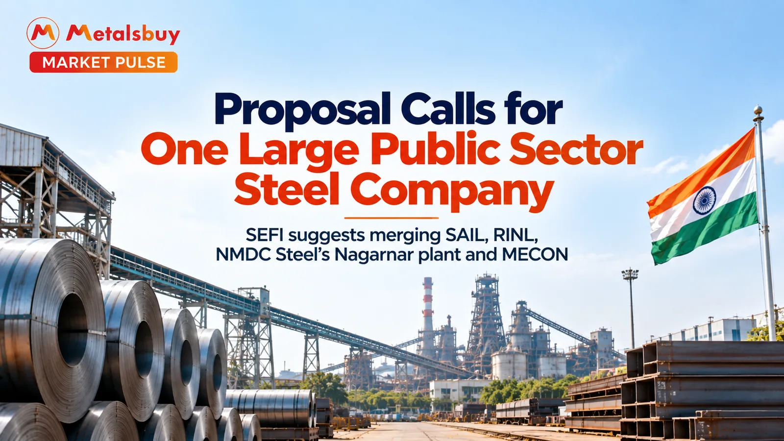 Proposal Calls for One Large Public Sector Steel Company