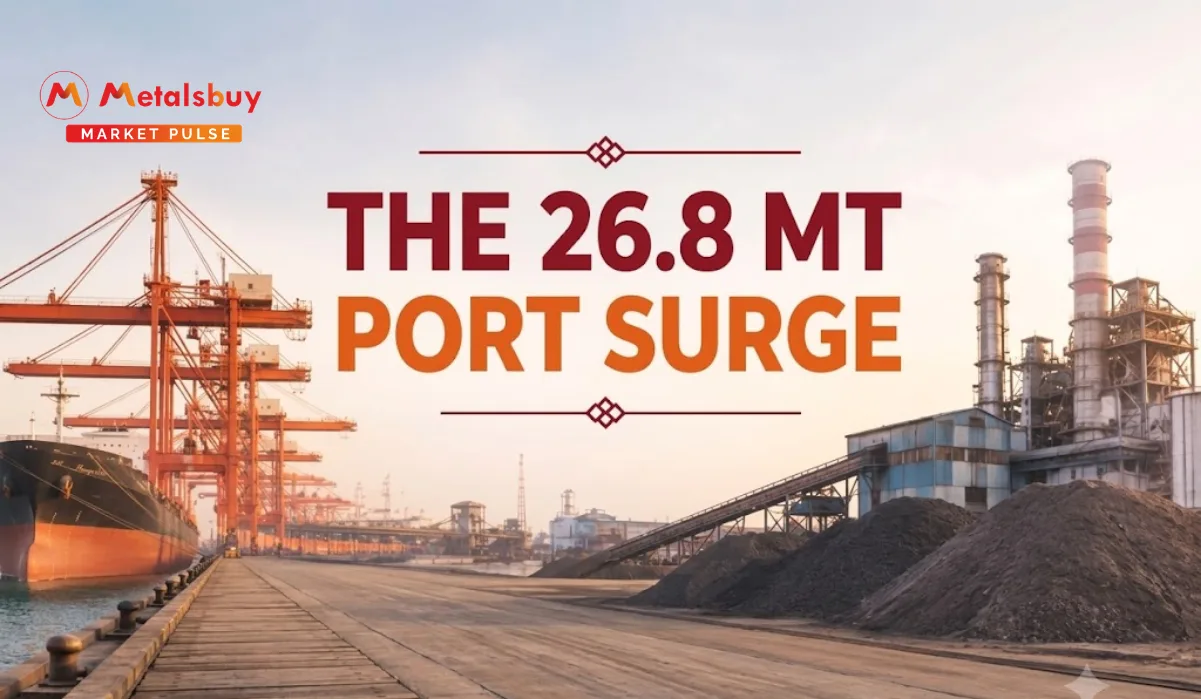 Indian Ports Report Strong Growth in Coking Coal Traffic to Fuel Domestic Steel Expansion