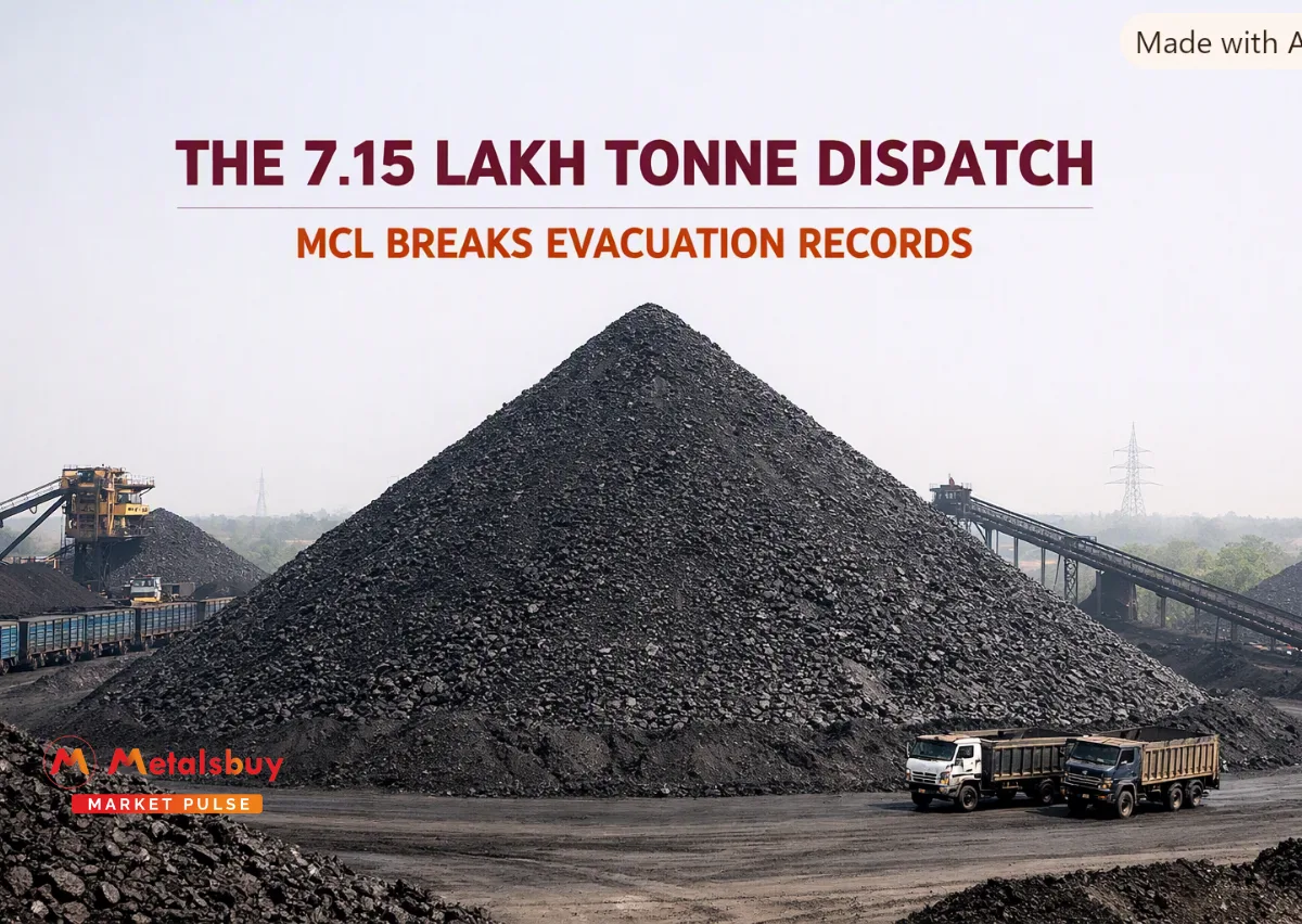 India’s MCL Records Highest Ever Single Day Coal Dispatch of 7.15 Lakh Tonnes to Fuel Domestic Demand