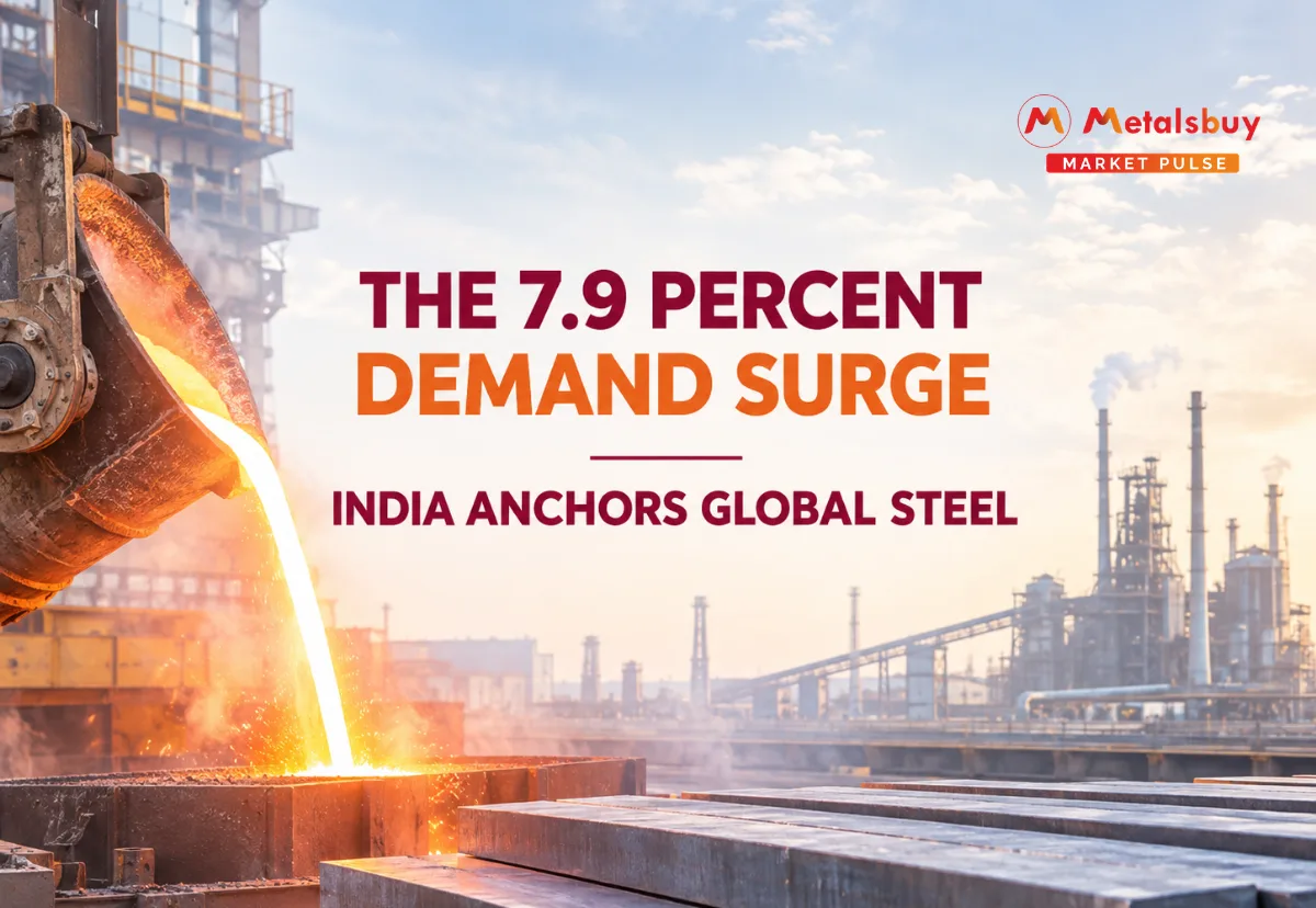 Indian Steel Demand Projected to Surge by Eight Percent in 2026 Defying Global Market Stagnation