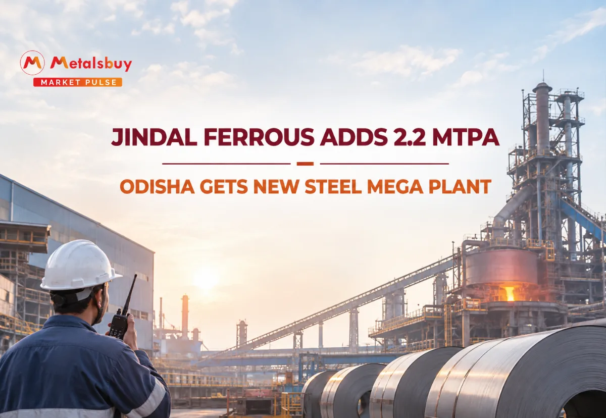Jindal Ferrous Commences Operations at Rs 5000 Crore Carbon Steel Plant to Boost Eastern India Manufacturing