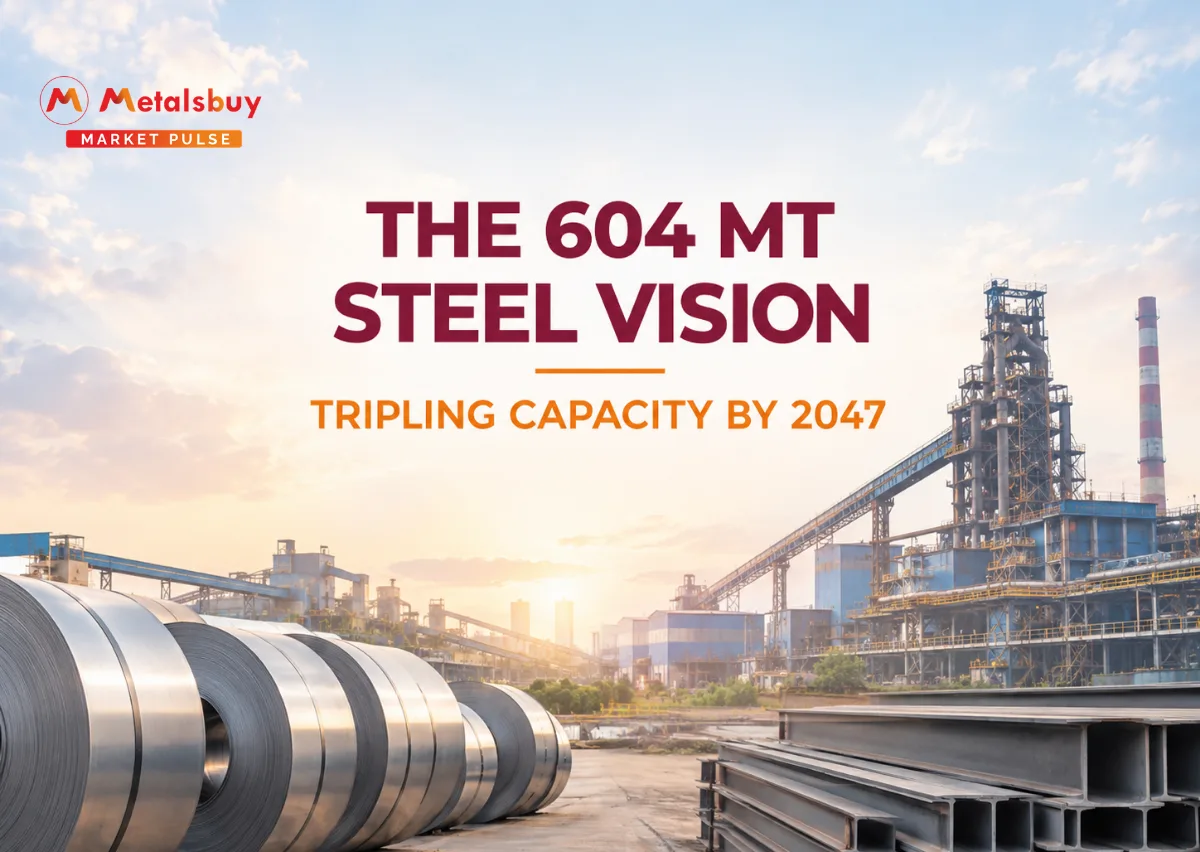 India Unveils Draft National Steel Policy Targeting 604 Million Tonnes Capacity by 2047