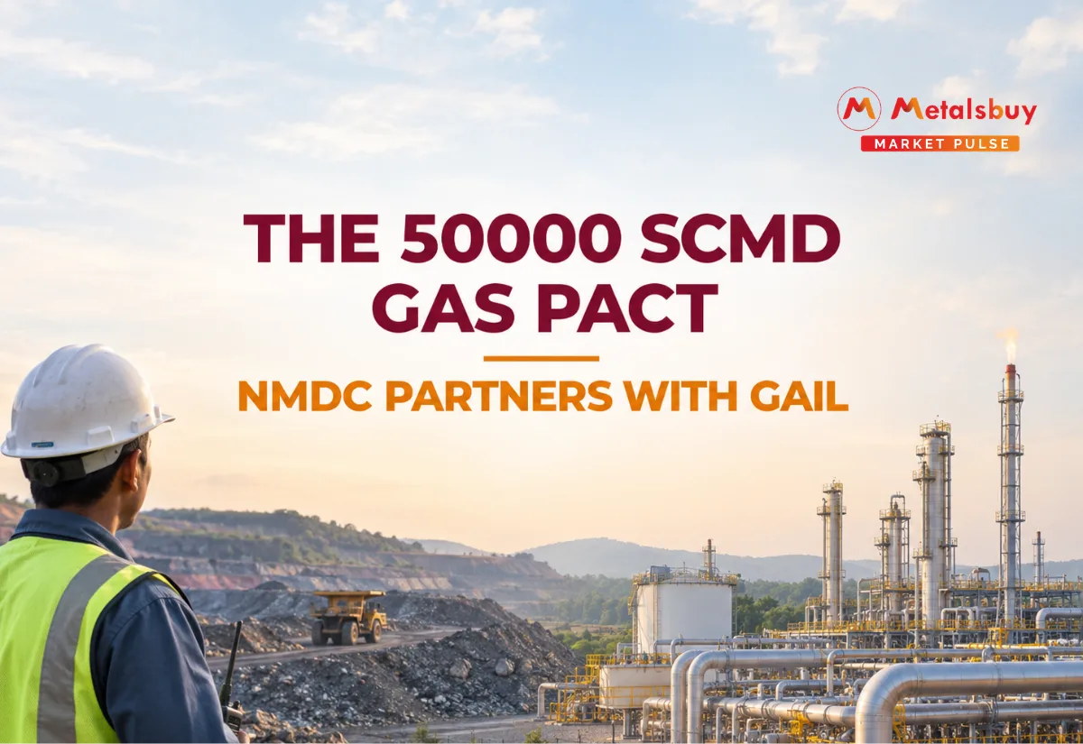 NMDC Secures Natural Gas Supply Pact With GAIL To Power New Pellet Plant In Chhattisgarh