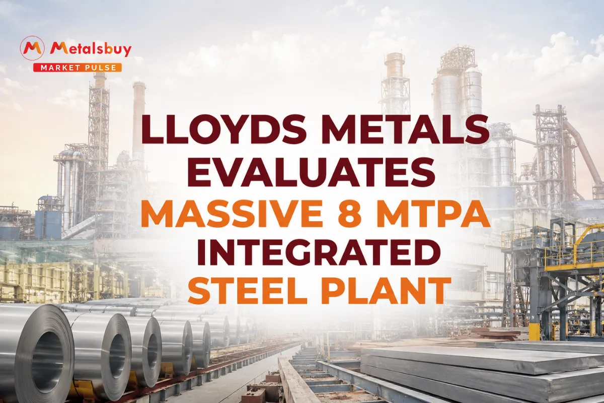 Lloyds Metals Explores Massive 8 MTPA Integrated Steel Plant Expansion in Maharashtra