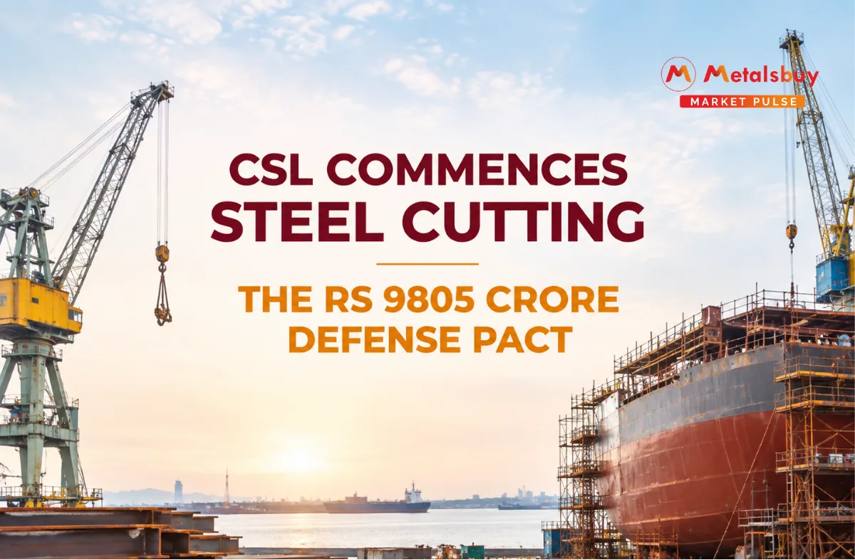 Cochin Shipyard Commences Steel Cutting for Indian Navy Next Generation Missile Vessel