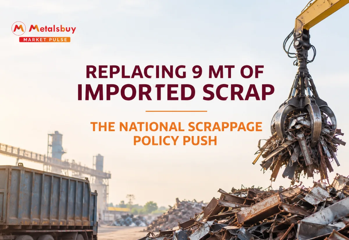India Sets Ambitious Target to Process 123 Million Tonnes of Metal Scrap Annually by 2047