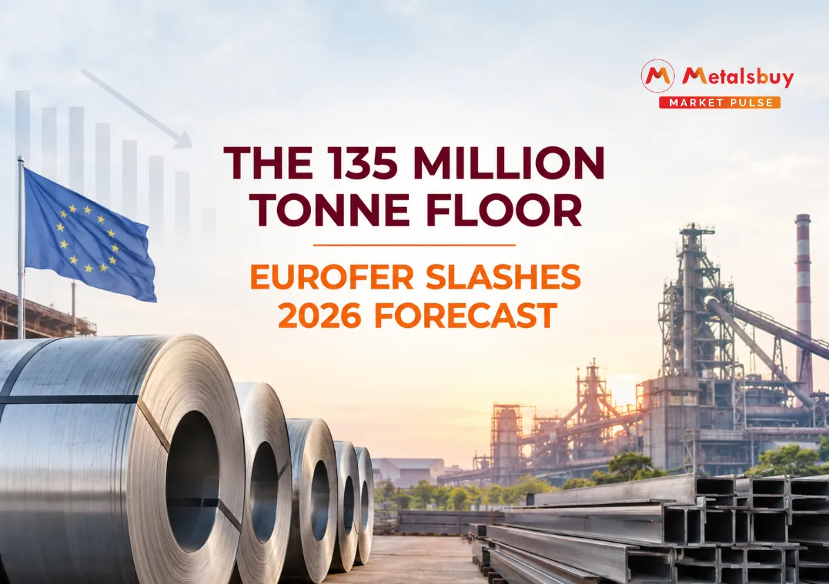 EUROFER Forecasts European Steel Demand to Flatline in 2026 Before Rebounding in 2027
